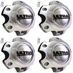 Ultra Motorsports Wheels Chrome Wheel Center Cap Caps # 89-9765 (4 CAPS) 6 LUG