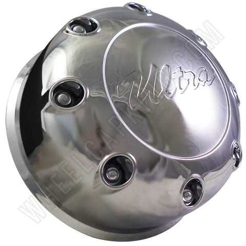 Ultra Wheels Chrome Custom Wheel Center Caps # 89-8113 (1 CAP) - Wheelcapking