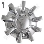 Driv / Vogue Wheels Chrome Custom Wheel Center Cap Caps # 8690-15 / 056R185 (1 CAP) - Wheelcapking
