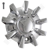Driv / Vogue Wheels Chrome Custom Wheel Center Cap Caps # 8690-15 / 056R185 (4 CAPS) - Wheelcapking