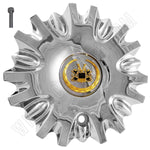 Vogue Wheels Chrome Custom Wheel Center Cap # 407L190 / 9150-15 (4 CAPS) - Wheelcapking