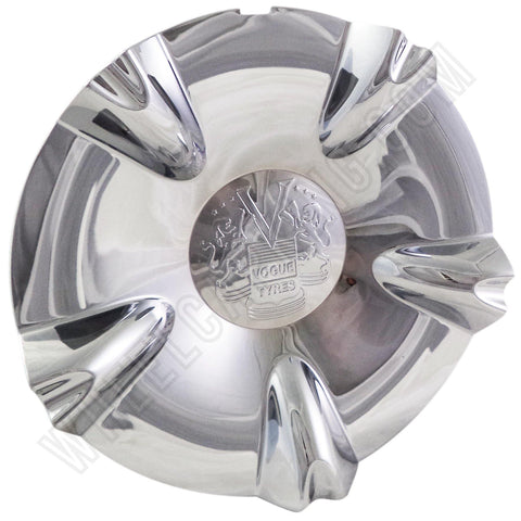 Vogue Wheels Chrome Custom Wheel Center Cap # F24-CAP(Vll) / HEDE (4 CAPS) - Wheelcapking