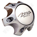 MB Motorsports Wheels Chrome Custom Wheel Center Cap # BC-788 (4 CAPS)