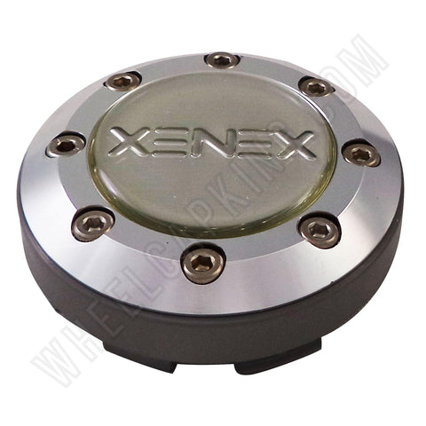 XENEX Wheels Chrome Custom Wheel Center Cap (4 CAPS) - Wheelcapking