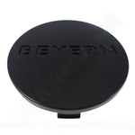 Beyern Wheels Flat Black Custom Wheel Center Caps PCC43-BEY (4 CAPS)