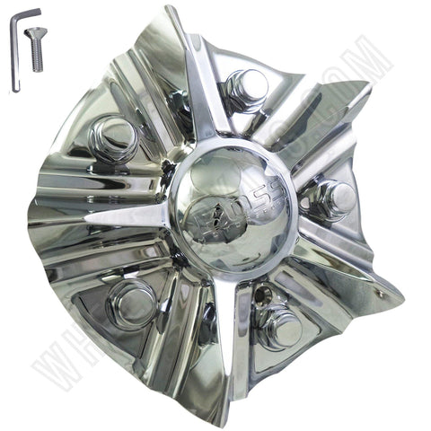 Boss Motorsports Series 348 Wheel Rim Center Cap # ACC 3314 06 SCREW ON (4 CAPS) - Wheelcapking