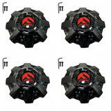 Fuel Offroad Wheels Gloss Black Custom Wheel Center Cap Caps # 1001-79GBQ (4 CAPS)