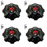 Fuel Offroad Wheels Gloss Black Custom Wheel Center Cap Caps # 1001-79GBQ (4 CAPS)