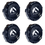 Fuel Offroad Wheels Gloss / Black Rivets Center Cap # 1004-69BLD (4 CAPS)
