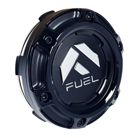 Fuel Offroad Wheels Gloss / Black Rivets Center Cap # 1004-69BLD (4 CAPS)