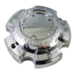 Fast HD Wheels Chrome Custom Wheel Center Caps # 89-9850 (1 CAP) - Wheelcapking