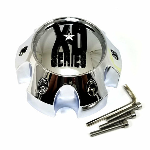 KMC XD Series Wheels # 1079L145 Chrome Custom Wheel Center Cap (1 Cap)