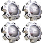 Limited Wheels Chrome Custom Wheel Center Caps # L-053-8H-CAP (4 CAPS)