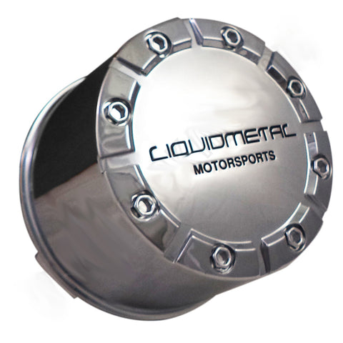 Liquid Metal Wheels Chrome Custom Wheel Center Caps # BC-626 (1 CAP)