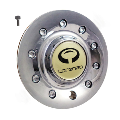 Lorenzo Chrome Wheel Center Caps # WL028l163 (4 CAPS)