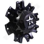 RBP Wheels Gloss Black Custom Wheel Center Cap # 369S13 / 369C03 / 535S01-1 (1 CAP) - Wheelcapking