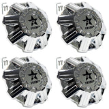 RBP Wheels Chrome Custom Wheel Center Caps # C1013B / T801L213-H50 (4 CAPS)