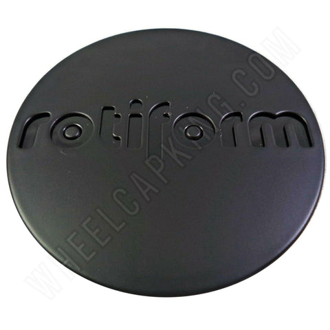RotiForm Flat Black Custom Wheel Center Caps # 1003-40MB (4 CAPS) - Wheelcapking