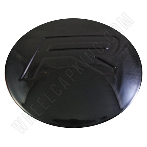Rovos Wheels Gloss Black Custom Wheel Center Cap # GB (4 CAPS) - Wheelcapking