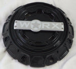 Worx Wheels Gloss Black Custom Wheel Center Cap # WRX-0056SB (4 CAPS) - Wheelcapking