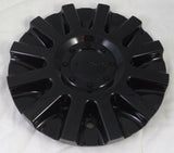 Strada Wheels Gloss Black Custom Wheel Center Cap # 11212285F-2 / S16 (1 CAP) - Wheelcapking