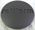 RotiForm Flat Black Custom Wheel Center Caps # 1003-40MB (4 CAPS) - Wheelcapking