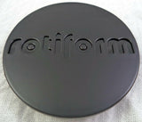 RotiForm Flat Black Custom Wheel Center Caps # 1003-40MB (4 CAPS) - Wheelcapking