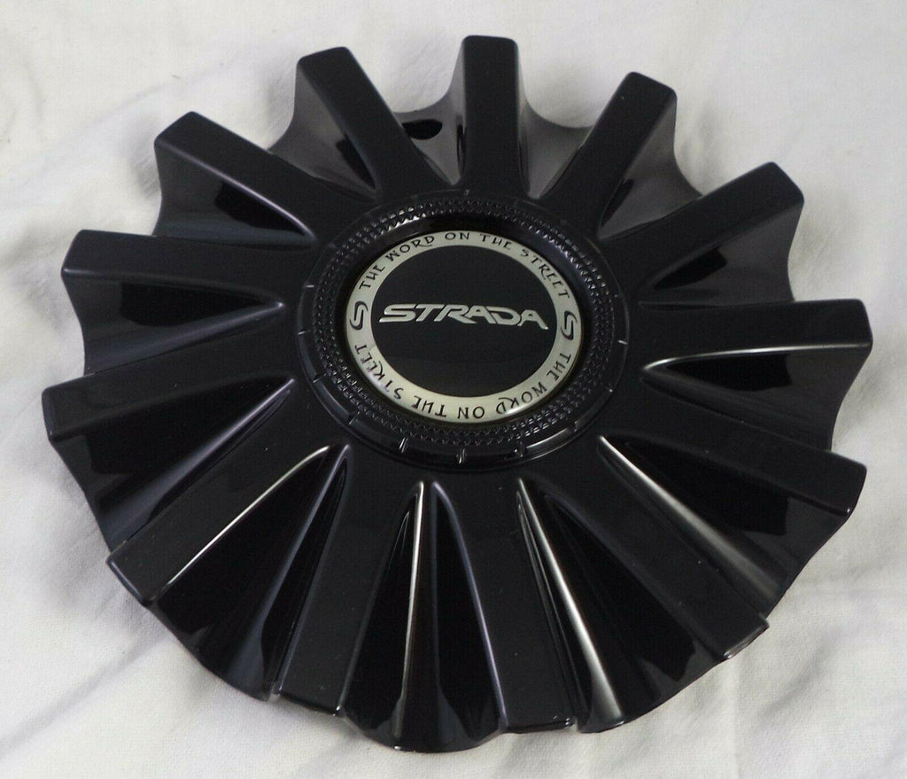 Strada Wheels Gloss Black Custom Wheel Center Cap Caps # 11812285F-4 ...
