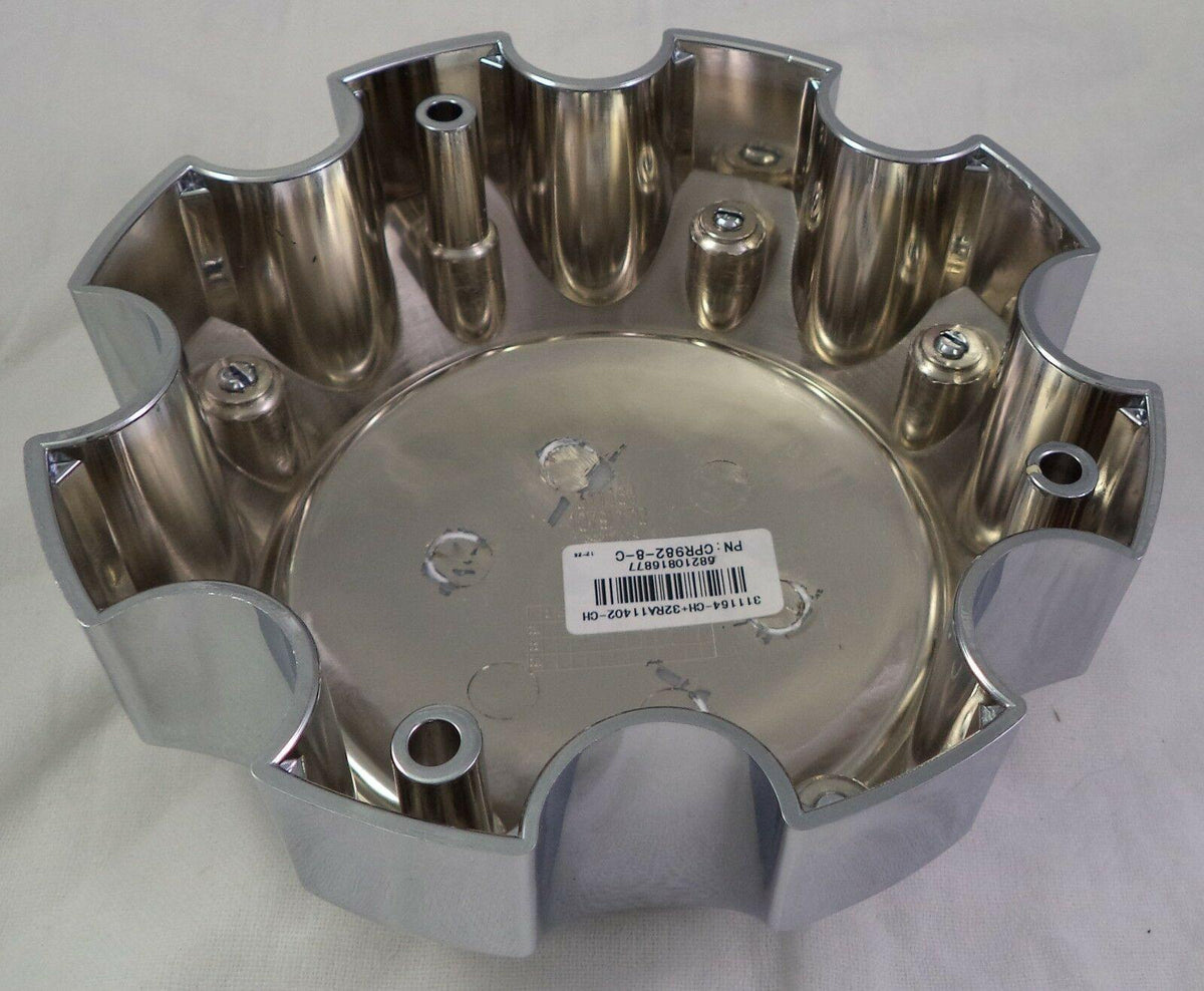 Raceline Wheels Chrome / Chrome Custom Wheel Center Caps # 311164 / 10 ...