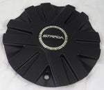 Strada Wheels Flat Black Custom Wheel Center Cap # P6047-2495-E3-CAP (1 CAP) - Wheelcapking