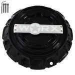 Worx Wheels Gloss Black Custom Wheel Center Cap # WRX-0056SB (4 CAPS) - Wheelcapking