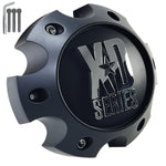 KMC XD Series Wheels Black Custom Wheel Center Cap # 1079L145 + BOLT (4 CAPS)