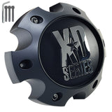 KMC XD Series Wheels Black Custom Wheel Center Cap # 1079L145 + BOLT (4 CAPS)