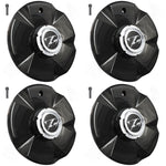 Zinik Wheels Gloss Black Custom Wheel Center Caps # Z20 / SY-CAP (4 CAPS)