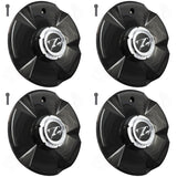 Zinik Wheels Gloss Black Custom Wheel Center Caps # Z20 / SY-CAP (4 CAPS)