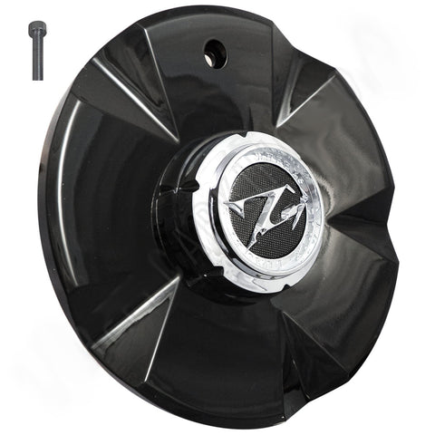 Zinik Wheels Gloss Black Custom Wheel Center Caps # Z20 / SY-CAP (4 CAPS)